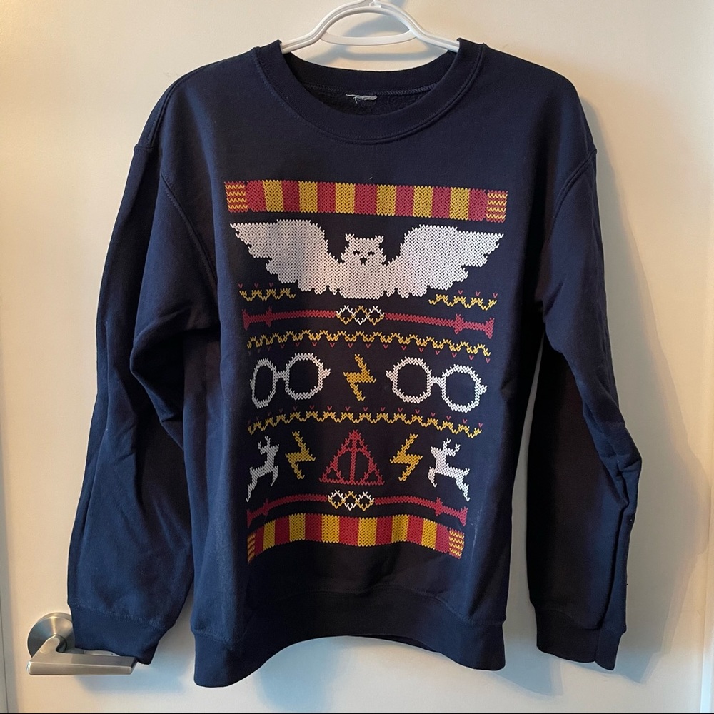 Teefury Harry Potter Christmas/Holiday Sweatshirt